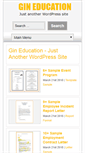 Mobile Screenshot of gineducation.com