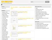 Tablet Screenshot of gineducation.com